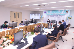 การประชุมคณะอนุกรรมการประเมินและคัดเลือกเพื่อรับรางวัลพระราชทาน ระดับอุดมศึกษา เขตภาคกลาง ปีการศึกษา 2564