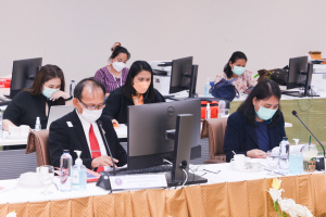 การประชุมคณะอนุกรรมการประเมินและคัดเลือกเพื่อรับรางวัลพระราชทาน ระดับอุดมศึกษา เขตภาคกลาง ปีการศึกษา 2564