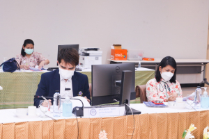 การประชุมคณะอนุกรรมการประเมินและคัดเลือกเพื่อรับรางวัลพระราชทาน ระดับอุดมศึกษา เขตภาคกลาง ปีการศึกษา 2564