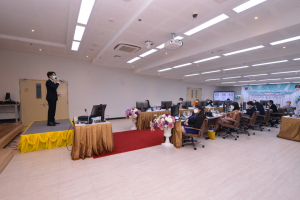 มรท.เป็นเจ้าภาพการคัดเลือกนักศึกษาเพื่อรับรางวัลพระราชทาน ระดับอุดมศึกษา เขตภาคกลาง ประจำปีการศึกษา 2564