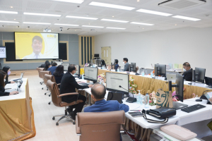 มรท.เป็นเจ้าภาพการคัดเลือกนักศึกษาเพื่อรับรางวัลพระราชทาน ระดับอุดมศึกษา เขตภาคกลาง ประจำปีการศึกษา 2564