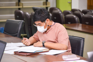 การประชุม คกก.คัดเลือกบุคลากรที่มีผลงานดีเด่นด้านการวิจัยและบริการวิชาการ
