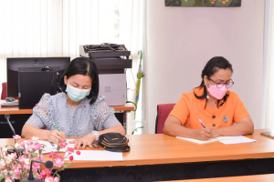 การประชุมหารือการแบ่งส่วนราชการภายใน มรท.