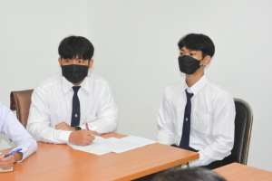 รักษาราชการแทนอธิการบดี ประชุมร่วมกับ บุคลากรกองพัฒนานักศึกษา และตัวแทน นศ.
