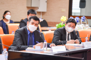 นายกสภา มรท.นำคณะผู้บริหาร มรท. ร่วมหารือแนวทางการบูรณาการการทำงานร่วมกันกับ ผวจ.สิงห์บุรี
