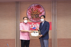 นายกสภา มรท.นำคณะผู้บริหาร มรท. ร่วมหารือแนวทางการบูรณาการการทำงานร่วมกันกับ ผวจ.สิงห์บุรี