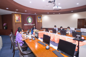 การประชุม คกก.บริหารและจัดสรรอัตรากำลังพนักงานในสถาบันอุดมศึกษา มรท ครั้งที่ 1/65