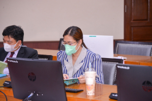 การประชุม คกก.บริหารและจัดสรรอัตรากำลังพนักงานในสถาบันอุดมศึกษา มรท ครั้งที่ 1/65