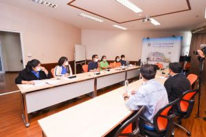 การประชุม คกก.ตรวจรับพัสดุและควบคุมงานการก่อสร้างอาคารศูนย์กีฬา ครั้งที่ 2/65