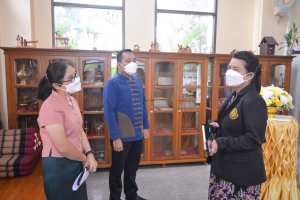 รักษาราชการแทนอธิการบดี พร้อมด้วยคณะผู้บริหาร ประชุมร่วมกับ ผู้บริหารและบุคลากรสำนักศิลปะและวัฒนธรรม