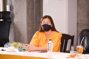 รักษาราชการแทนอธิการบดี พร้อมด้วยคณะผู้บริหาร ประชุมร่วมกับ ผู้บริหารและบุคลากรสำนักศิลปะและวัฒนธรรม