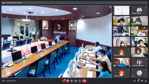 การประชุมคณะทำงานจัดการความเสี่ยง ตามแผนบริหารจัดการความเสี่ยง มรท.ฯ ครั้งที่ 1/65