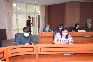 การประชุม คกก.ดำเนินงานกำหนดรายละเอียดชุดพิธีการ นศ. ครั้งที่ 1/65
