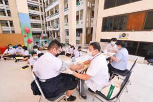รร.สาธิต มรท.จัดตรวจสุขภาพนักเรียน