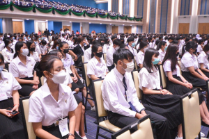 มรท.จัดปฐมนิเทศนักศึกษาใหม่ ประจำปีการศึกษา 2565 วันที่ 1