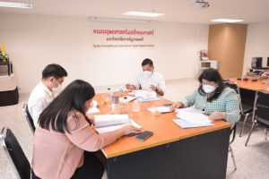 การประชุมหัวหน้าภาค-หัวหน้าสาขาวิชา และ คกก.ทวนสอบมาตรฐานฯ มนส. ครั้งที่ 6/65