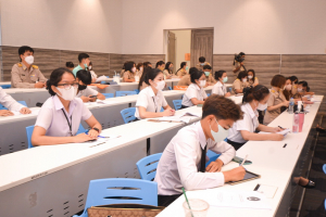 การประชุมผู้บริหาร ครู เจ้าหน้าที่ และนศ.ฝึกสอน รร.สาธิต มรท. ครั้งที่ 3/65