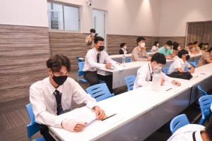 การประชุมผู้บริหาร ครู เจ้าหน้าที่ และนศ.ฝึกสอน รร.สาธิต มรท. ครั้งที่ 3/65