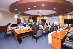 พิธีลงนาม MOU ระหว่าง มรภ.เทพสตรี กับ Universitas PGRI Adi Buana สาธารณรัฐอินโดนีเซีย