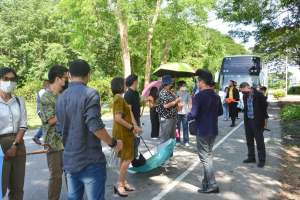 คณะมนุษยศาสตร์และสังคมศาสตร์ มหาวิทยาลัยราชภัฏพระนคร ศึกษาดูงานศูนย์ส่งเสริมการจัดการศึกษาตามพระบรมราโชบาย มหาวิทยาลัยราชภัฏเทพสตรี อ.บางระจัน จ.สิงห์บุรี