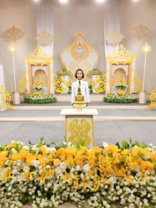 ผู้แทนผู้บริหาร มรท. บันทึกเทปโทรทัศน์ถวายพระพรชัยมงคล พระบาทสมเด็จพระเจ้าอยู่หัว