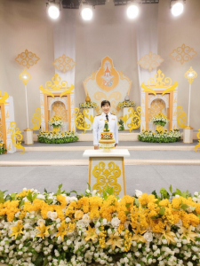 ผู้แทนผู้บริหาร มรท. บันทึกเทปโทรทัศน์ถวายพระพรชัยมงคล พระบาทสมเด็จพระเจ้าอยู่หัว