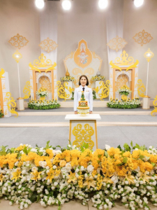 ผู้แทนผู้บริหาร มรท. บันทึกเทปโทรทัศน์ถวายพระพรชัยมงคล พระบาทสมเด็จพระเจ้าอยู่หัว