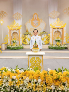 ผู้แทนผู้บริหาร มรท. บันทึกเทปโทรทัศน์ถวายพระพรชัยมงคล พระบาทสมเด็จพระเจ้าอยู่หัว