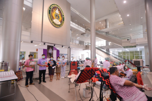 งานพยาบาล กองพัฒนา นศ.จัดโครงการบริจาคโลหิต ครั้งที่ 1