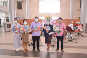 งานพยาบาล กองพัฒนา นศ.จัดโครงการบริจาคโลหิต ครั้งที่ 1