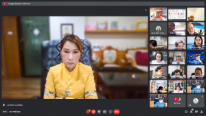 ผู้บริหาร มรท. และผู้เกี่ยวข้อง ร่วมรับฟังการแจ้งผลการติดตาม ตรวจสอบฯ ปีงบประมาณ พ.ศ.2565 ระยะ 6 เดือน