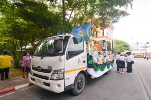 มรท. จัดกิจกรรมสืบสานประเพณีถวายเทียนพรรษา รณรงค์งดเหล้าเข้าพรรษา ปี 2565