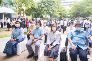 มรท. จัดกิจกรรมสืบสานประเพณีถวายเทียนพรรษา รณรงค์งดเหล้าเข้าพรรษา ปี 2565