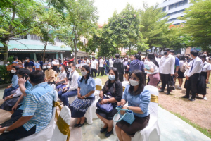 มรท. จัดกิจกรรมสืบสานประเพณีถวายเทียนพรรษา รณรงค์งดเหล้าเข้าพรรษา ปี 2565