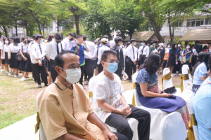 มรท. จัดกิจกรรมสืบสานประเพณีถวายเทียนพรรษา รณรงค์งดเหล้าเข้าพรรษา ปี 2565