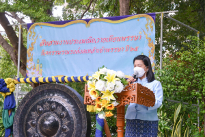 มรท. จัดกิจกรรมสืบสานประเพณีถวายเทียนพรรษา รณรงค์งดเหล้าเข้าพรรษา ปี 2565