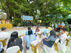 มรท. จัดกิจกรรมสืบสานประเพณีถวายเทียนพรรษา รณรงค์งดเหล้าเข้าพรรษา ปี 2565
