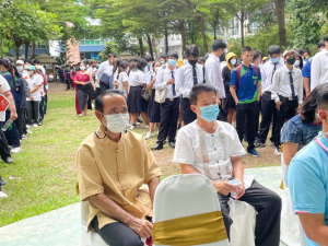 มรท. จัดกิจกรรมสืบสานประเพณีถวายเทียนพรรษา รณรงค์งดเหล้าเข้าพรรษา ปี 2565