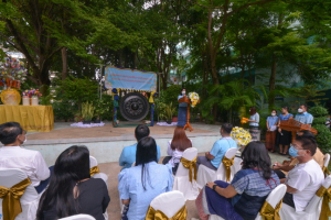 มรท. จัดกิจกรรมสืบสานประเพณีถวายเทียนพรรษา รณรงค์งดเหล้าเข้าพรรษา ปี 2565