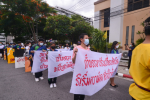มรท. จัดกิจกรรมสืบสานประเพณีถวายเทียนพรรษา รณรงค์งดเหล้าเข้าพรรษา ปี 2565