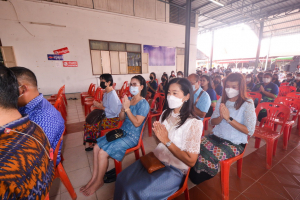 มรท. จัดกิจกรรมสืบสานประเพณีถวายเทียนพรรษา รณรงค์งดเหล้าเข้าพรรษา ปี 2565