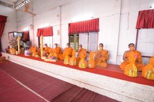 มรท. จัดกิจกรรมสืบสานประเพณีถวายเทียนพรรษา รณรงค์งดเหล้าเข้าพรรษา ปี 2565