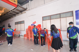มรท. จัดกิจกรรมสืบสานประเพณีถวายเทียนพรรษา รณรงค์งดเหล้าเข้าพรรษา ปี 2565