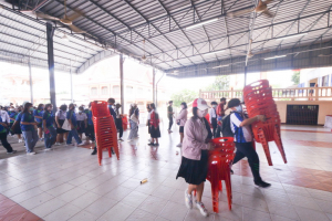 มรท. จัดกิจกรรมสืบสานประเพณีถวายเทียนพรรษา รณรงค์งดเหล้าเข้าพรรษา ปี 2565