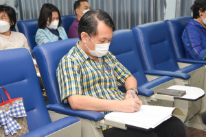 วจก.ประชุมอาจารย์และบุคลากร เปิดภาคการศึกษาที่ 1/65