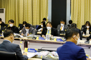 รักษาราชการแทนอธิการบดี มรท. ร่วมการประชุมอธิการบดี มรภ.ทั่วประเทศ และร่วมลงนาม MOU โครงการคู่เครือข่ายดูแลจิตใจ ก้าวสู่คนไทยคุณภาพ