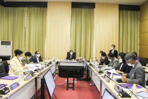 รักษาราชการแทนอธิการบดี มรท. ร่วมการประชุมอธิการบดี มรภ.ทั่วประเทศ และร่วมลงนาม MOU โครงการคู่เครือข่ายดูแลจิตใจ ก้าวสู่คนไทยคุณภาพ