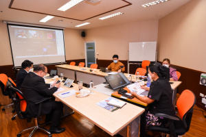 มรท. จัดประชุมหารือการเตรียมการจัดประชุมวิพากษ์แผนพัฒนาเศรษฐกิจภาคเอกชนระดับภูมิภาค พ.ศ.2566 - 2570 (จังหวัดลพบุรี)