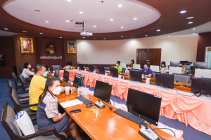 สนอ. จัดประชุมเตรียมความพร้อมรับการตรวจประเมินคุณภาพการศึกษาภายใน ระดับหน่วยงานตามโครงสร้าง ประจำปีการศึกษา 2564