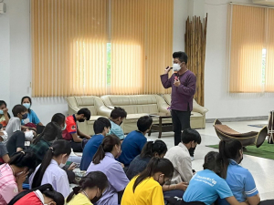 กองพัฒนา นศ. จัดอบรมคุณธรรมจริยธรรมตามศาสตร์พระราชาฯ